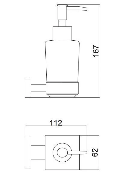 Дозатор жидкого мыла BELZ (B90427)