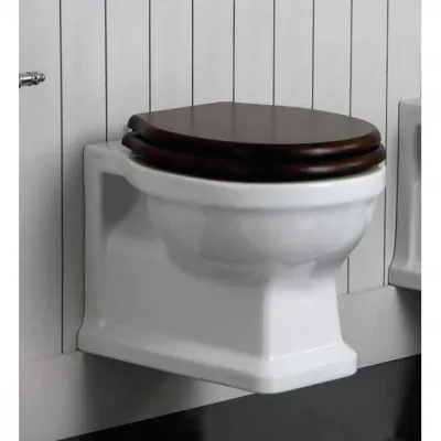 Унитаз подвесной Simas Londra LO918bi орех/хром