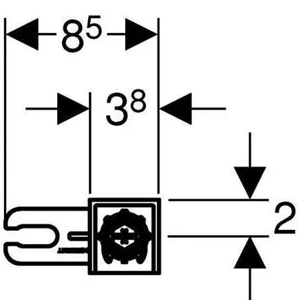 Комплект крепления к стене Geberit Duofix 111.815.00.1 - купить в Москве по низкой цене в интернет-магазине с доставкой по всей России | HITsant Комплект крепления к стене Geberit Duofix 111.815.00.1