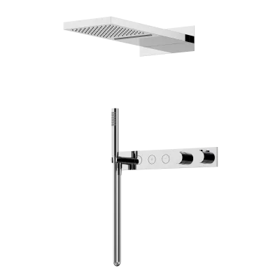 Душевой комплект с термостатом SANCOS Linn, с внутренней частью, хром,  SC9023CH