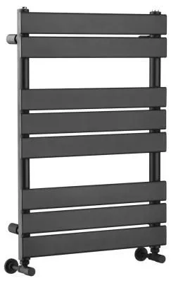 Полотенцесушитель водяной Boheme Venturo Black 720-B 50*80 см черный - купить в Москве по низкой цене в интернет-магазине с доставкой по всей России | HITsant Полотенцесушитель водяной Boheme Venturo Black 720-B 50*80 см черный