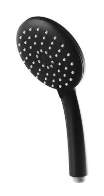 Душевая лейка SANCOS Lotus, диаметр 115 мм, 3 режима, цвет черный матовый,  SC6003MB