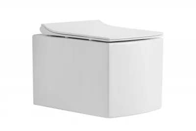 Унитаз подвесной ceramalux 2022, белый глянец