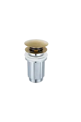Донный клапан для раковины с сеткой Frap F67-3, золотой