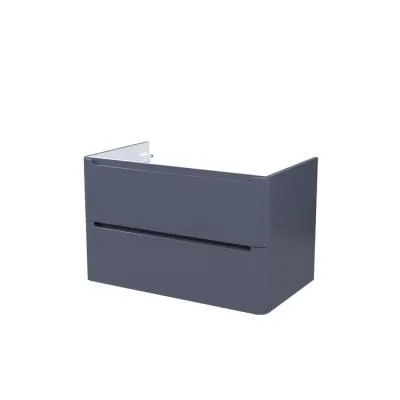 Тумба подвесная, 80 см, темно-серый, Edifice, IDDIS, EDI80D0i95  подходит умыв. 0108000i28