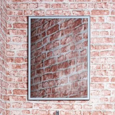 Зеркало Бриклаер ЛОФТ 60 см, сенсор на зеркале бесконтактный