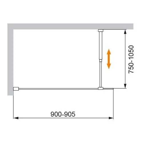 Шторка на ванну Cezares Liberta LIBERTA-V-1-90/155-C-Cr 90 прозрачное стекло, хром - купить в Москве по низкой цене в интернет-магазине с доставкой по всей России | HITsant Шторка на ванну Cezares Liberta LIBERTA-V-1-90/155-C-Cr 90 прозрачное стекло, хром