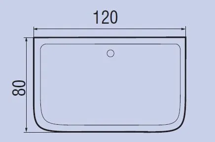 Душевая кабина River Sena 120/80/26 TH
