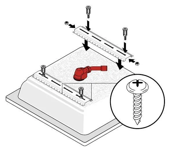 Ножки для душевого поддона Laufen 2.9555.5.000.000.1