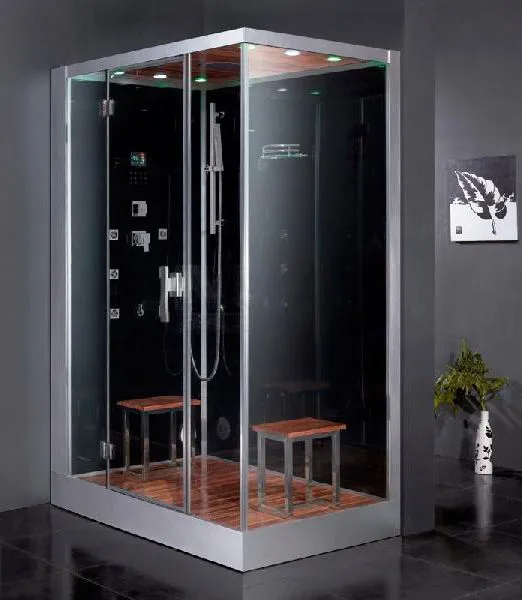 Душевая кабина Eago DZ961F8 (L) черное стекло