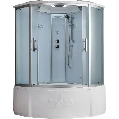 Душевой бокс Timo Standart T-6655 Silver Fabric 150х150 без гидромассажа