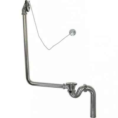 Слив-перелив BelBagno BB-OVF-02-CRM для ванны, хром