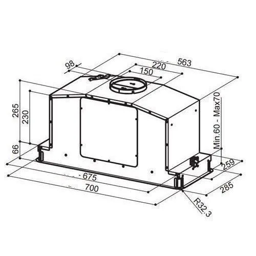 Вытяжка Faber IN-LIGHT EV8P X A70