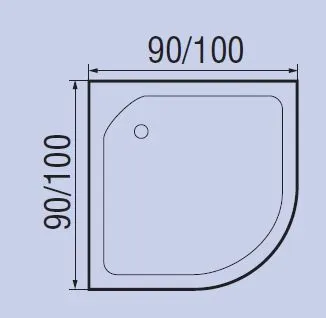 Душевая кабина River Temza 90/26 ТН