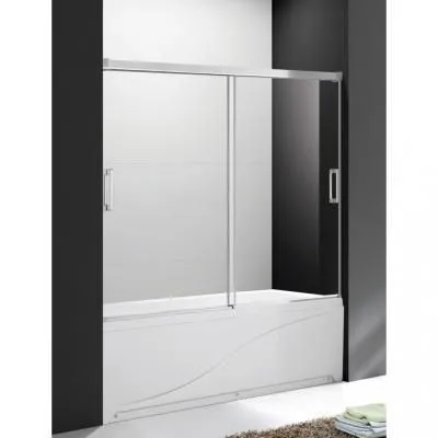 Шторка на ванну Cezares Tandem-Soft TANDEM-SOFT-VF-2-180/145-P-Cr матовое стекло - купить в Москве по низкой цене в интернет-магазине с доставкой по всей России | HITsant Шторка на ванну Cezares Tandem-Soft TANDEM-SOFT-VF-2-180/145-P-Cr матовое стекло