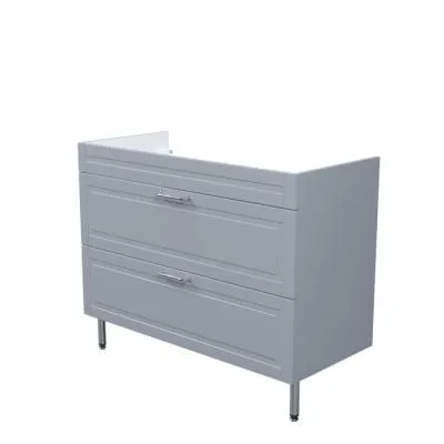 Тумба  напольная, 100 см, светло-серый, Oxford, IDDIS, OXF10L1i95 подходит умыв. 0131000i28