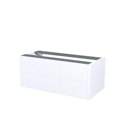 Тумба подвесная, под столешницу, 100 см, белый, Aiger, IDDIS, AIG10W0i95