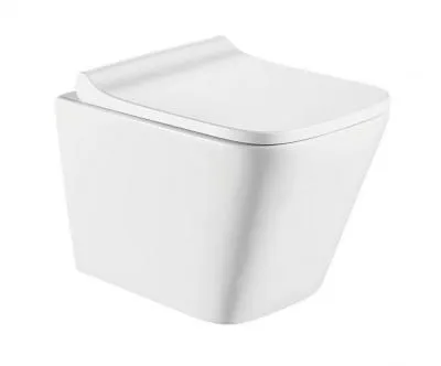 Унитаз подвесной CeramaLux 5171, Бело-Глянцевый