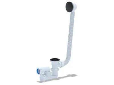 Сифон для ванны Cersanit PRIME BLACK 64287 универсальный клик-клак - купить в Москве по низкой цене в интернет-магазине с доставкой по всей России | HITsant Сифон для ванны Cersanit PRIME BLACK 64287 универсальный клик-клак