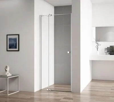 Душевая дверь в нишу Cezares Valvola VALVOLA-B-1-100-C-Cr 100x195 стекло прозрачное/профиль хром - купить в Москве по низкой цене в интернет-магазине с доставкой по всей России | HITsant Душевая дверь в нишу Cezares Valvola VALVOLA-B-1-100-C-Cr 100x195 стекло прозрачное/профиль хром