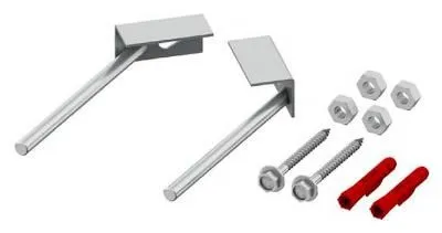 Комплект крепления для инсталляций Tece TECEprofil 9380301 для монтажа в углу - купить в Москве по низкой цене в интернет-магазине с доставкой по всей России | HITsant Комплект крепления для инсталляций Tece TECEprofil 9380301 для монтажа в углу