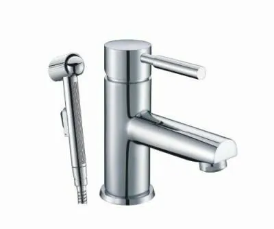 Смеситель для раковины с гигиеническим душем WasserKRAFT Main 4100 4108 хром