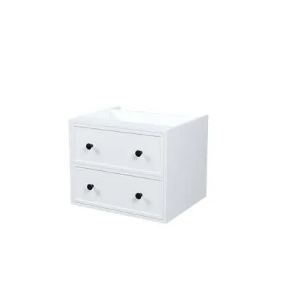 Тумба подвесная, под столешницу, 60 см, белый матовый, Torr, IDDIS, TOR60WBi95