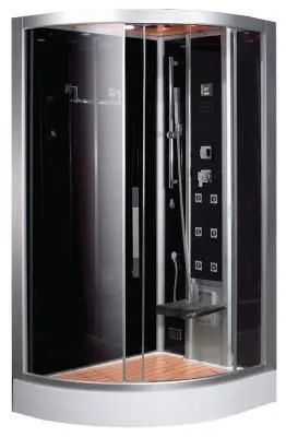 Душевая кабина Eago DZ967 F8 R черное стекло