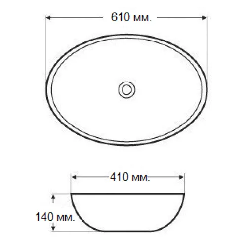 Умывальник Gid Mnc346C