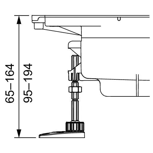Опоры Tece TECEdrainprofile 674000 для душевых трапов