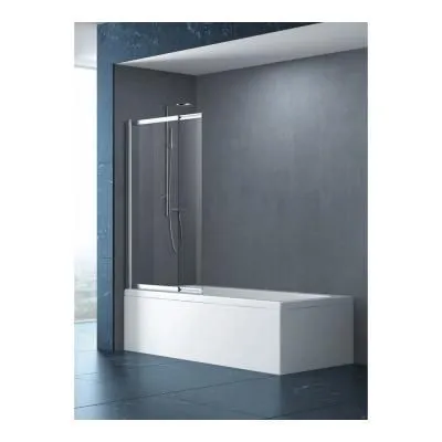 Шторка на ванну Cezares Slider SLIDER-VF-11-80/150-C-Cr прозрачное стекло - купить в Москве по низкой цене в интернет-магазине с доставкой по всей России | HITsant Шторка на ванну Cezares Slider SLIDER-VF-11-80/150-C-Cr прозрачное стекло