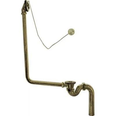 Слив-перелив BelBagno BB-OVF-02-BRN для ванны, бронза