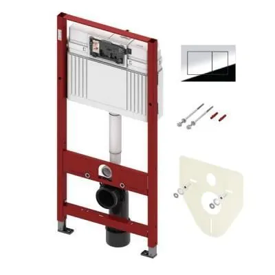 Система инсталляции для унитазов Tece TECEnow 9400012 4 в 1 с кнопкой смыва