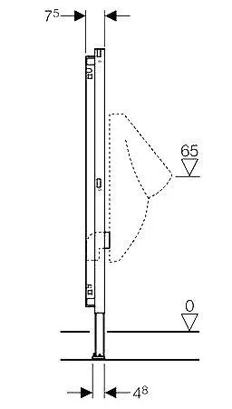 Система инсталляции Geberit Duofix 111.686.00.1 для писсуаров - купить в Москве по низкой цене в интернет-магазине с доставкой по всей России | HITsant Система инсталляции Geberit Duofix 111.686.00.1 для писсуаров
