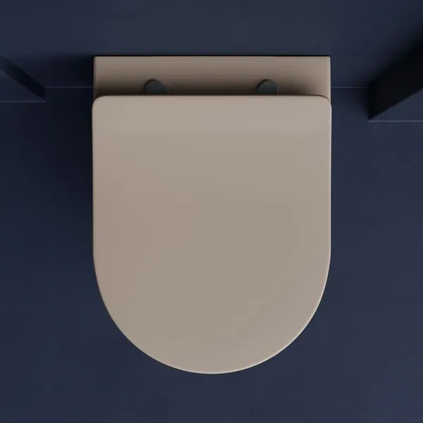 Унитаз подвесной Ceramica Nova Balearica CN6000MC капучино матовый