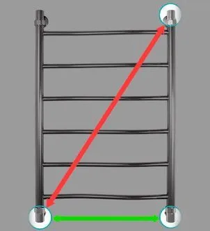 Полотенцесушитель водяной Energy Breeze 80x50 хром