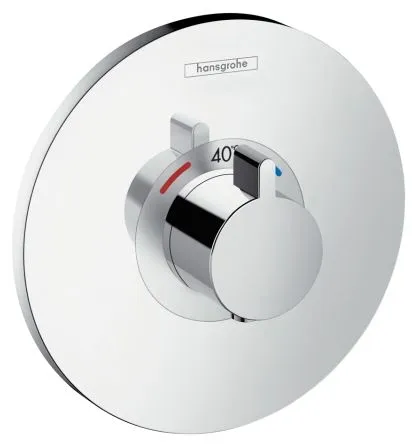 Термостат Hansgrohe Ecostat S 15755000 для душа - купить в Москве по низкой цене в интернет-магазине с доставкой по всей России | HITsant Термостат Hansgrohe Ecostat S 15755000 для душа