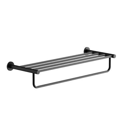 Полка SANCOS Base для полотенец, черный матовый,  SC9028MB