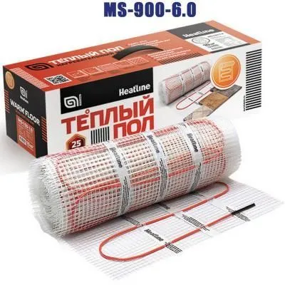Двухжильный нагревательный мат Heatline-SLIM MS-900-6.0