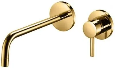 Смеситель Paffoni Light LIG101HG70 для раковины, медовое золото