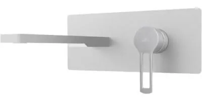 Смеситель Paffoni Ringo RIN104BO для раковины, белый матовый