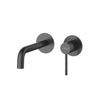 Смеситель для раковины встраиваемый CEZARES RELAX-BLI2-1-NOP-W0, Черный матовый