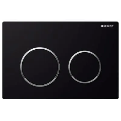 Кнопка смыва Geberit Omega 20 115.085.KM.1 черный/хром глянцевый