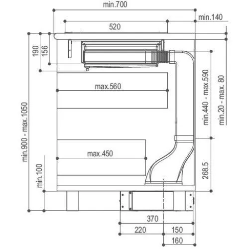 Вытяжка Faber HOO-B GLASS BK A52
