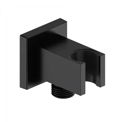 Шланговое подключение с держателем WONZON & WOGHAND, Черный матовый (WW-HZ2312-MB)