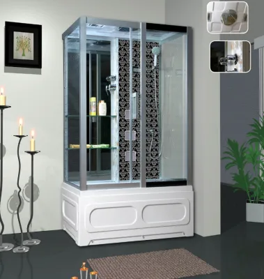 Душевая кабина Niagara Lux 7716BR 120х80 см черный