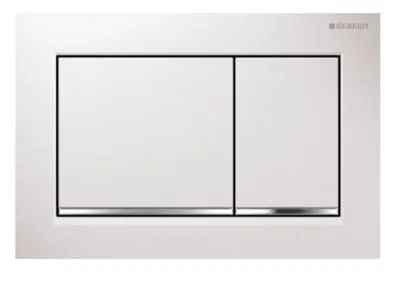 Кнопка смыва Geberit Omega 30 115.080.KJ.1 хром, белый