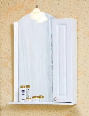 Зеркало со шкафом Бриклаер АННА 60 см, правое