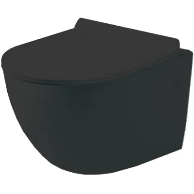 Унитаз Vincea Globo VT1-14SMB (подвесной) матовый черный