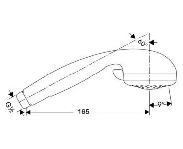 Душевая лейка Hansgrohe Croma 28513000 - купить в Москве по низкой цене в интернет-магазине с доставкой по всей России | HITsant Душевая лейка Hansgrohe Croma 28513000
